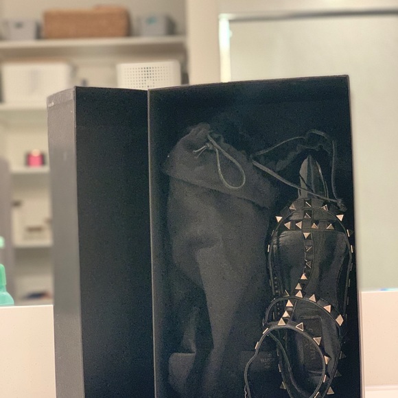 Valentino Noir rockstud ballet flat - Picture 4 of 10